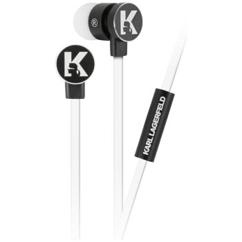 Проводные наушники Karl Lagerfeld 3.5mm черно-белые