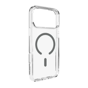 Puro iPhone 17 Pro Max vāciņš Lite Mag, caurspīdīgs ar pelēku gredzenu