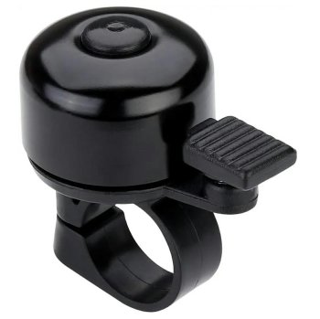 Metāla velosipēda zvans, skaļš, melns