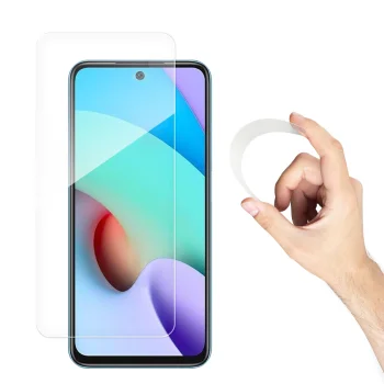 Hibrīda aizsargstikls Wozinsky Nano Flexi priekš Xiaomi Redmi 10, 9H, 0.15 mm