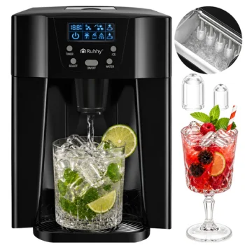 Льдогенератор Ruhhy 00027306 3L, 12кг/24ч, Черный