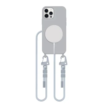 Чехол Tech-Protect для iPhone 12 / 12 Pro MagNecklace MagSafe, серый