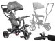 Трёхколёсный Велосипед Коляска TRIKE FIX LITE, Серый
