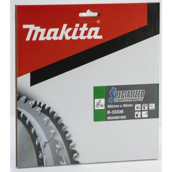 Пильный диск Makita B-33336 SPECIALIZED 260x30 мм 100Z по алюминию