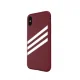 Чехол Adidas OR Molded PU Suede для iPhone X / XS Бордовый