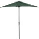 Half Patio Umbrella Wall Balcony 2.7m MultiGarden, Green