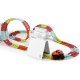 Flexible Car Race Track Set with LED Light-Up Car, 193 Pieces