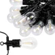 Садовая гирлянда 20 LED ламп, 20м, теплый белый