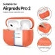 Чехол для наушников Tech-Protect Silicone для Apple AirPods Pro 1 / 2, оранжевый