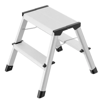 Saliekamās kāpnes Hailo D60 StandardLine 2 x 2, sudraba