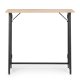 Saliekams datorgalds ModernHome 80x45 cm klēpjdatora galds loft stilā