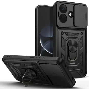 Tech-Protect CamShield Pro vāciņš priekš Xiaomi Redmi Note 17 Pro 5G, melns