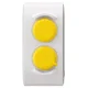 Kompakta RGB LED lampa Newell RGB Cutie Pie, balta