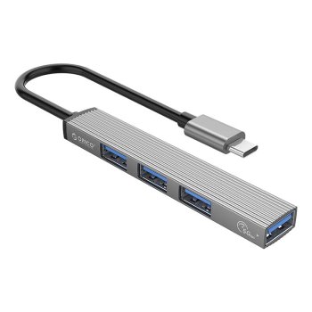 Переходник Orico USB на 3.0 + 3x 2.0 Hub (серый)