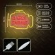 Check Engine LED Neon Sign Neolia NNE21 for Garage Wall Decor, Yellow Red