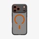Spigen Ultra Hybrid MagSafe maciņš iPhone 17 Pro Max – melns un oranžs | Phone Case Cover