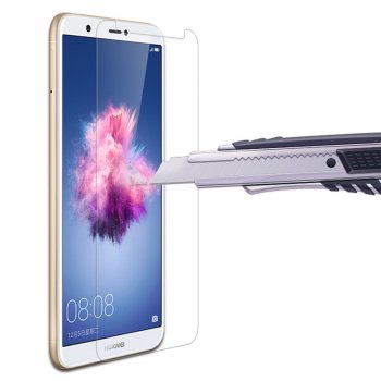 Huawei P Smart (2017) Aizsargstikls (Šaurs līdz Izliekumiem) - Tempered Glass Screen Protector