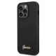 Чехол Guess для iPhone 14 Pro Glitter Script, черный