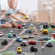 Bērnu Plāns Paklājs ar Ceļa zīmēm, 130 x 100 cm | Children\'s Slim Mat Carpet with Road Signs, 130 x 100 cm