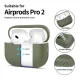 Силиконовый чехол Tech-Protect для Apple AirPods Pro 1 / 2, зеленый