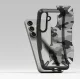 Ringke Fusion X Case for Samsung Galaxy S25+ Black Camo