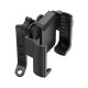 Baseus GoTrip Motorcycle Phone Holder Mirror, with Shock Absorption - Black