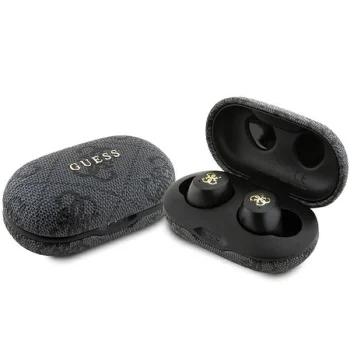Беспроводные наушники Guess 4G Metal Logo TWS ENC Bluetooth, черные