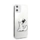 Karl Lagerfeld Choupette Fun vāciņš iPhone 11 / XR, caurspīdīgs