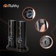 Electric Salt and Pepper Grinders with Adjustable Coarseness and LED, 2-pack, Black
