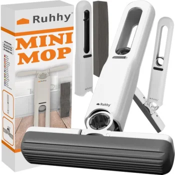 Ruhhy 00024345 mini mops ar 2 uzgaļiem, balts