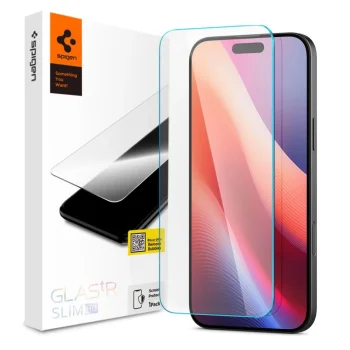 Apple iPhone 16 Pro 6.3'' Spigen GLAS.TR Slim Tempered Glass | Ekrāna Aizsargstikls