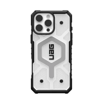 UAG Pathfinder Clear Magsafe Phone Case Cover iPhone 16 Pro Max - White