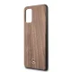 Чехол Mercedes для Samsung Galaxy S20+ Wood Line Walnut, светло-коричневый