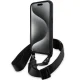 BMW iPhone 15 Pro Max Case M Edition Carbon Stripe & Strap, Black