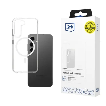 Чехол 3mk MagCase для Samsung Galaxy S24 с поддержкой MagSafe, прозрачный