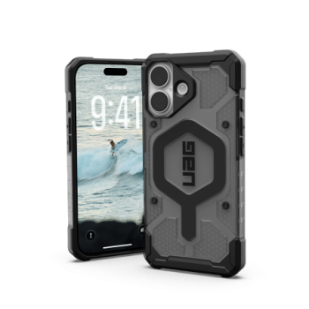 UAG Pathfinder Clear MagSafe maciņš ar MagSafe priekš iPhone 17 – melns un pelēks | Phone Case Cover