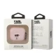 Karl Lagerfeld Silicone Karl Head 3D Case for AirPods 3 Pink