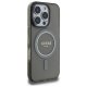 Guess iPhone 16 Pro Max vāciņš IML Glitter Circle MagSafe, melns