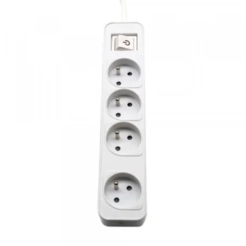 Philips CHP2144WB/60 pagarinātājs ar 4 kontaktligzdām, 3m, balts