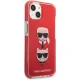 Karl Lagerfeld чехол для iPhone 13 mini Karl&Choupette Head Красный