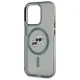 Чехол Karl Lagerfeld для iPhone 15 Pro MagSafe IML Metal KC Heads, черный