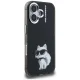 Karl Lagerfeld IML Aquarelle Choupette & Logo iPhone 16 vāciņš, melns