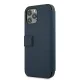 Apple iPhone 12 / 12 Pro 6.1\" US Polo Embroidery Collection Book Case Cover (USFLBKP12MPUGFLNV), Navy
