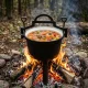 Эмалированный чугунный походный котелок 5 л MultiGarden