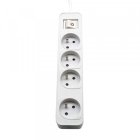 Сетевой фильтр Philips CHP2144WB/60 на 4 розетки 3м 10А, белый