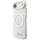 Guess IML Script Metal MagSafe vāciņš iPhone Air, caurspīdīgs