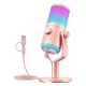 Maono DM30RGB Микрофон розовый