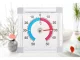 Ārējais loga termometrs pašlīmējošs logs | Self-adhesive window external round thermometer