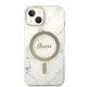 Komplekts Guess Gubpp14shmeacsh Korpuss + lādētājs iPhone 14 6,1\\\" Balts/balts cietais futrālis Marmora magsafe |...