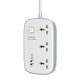 Power Strip GaN LDNIO SC3416 EU 65W white + EU plug